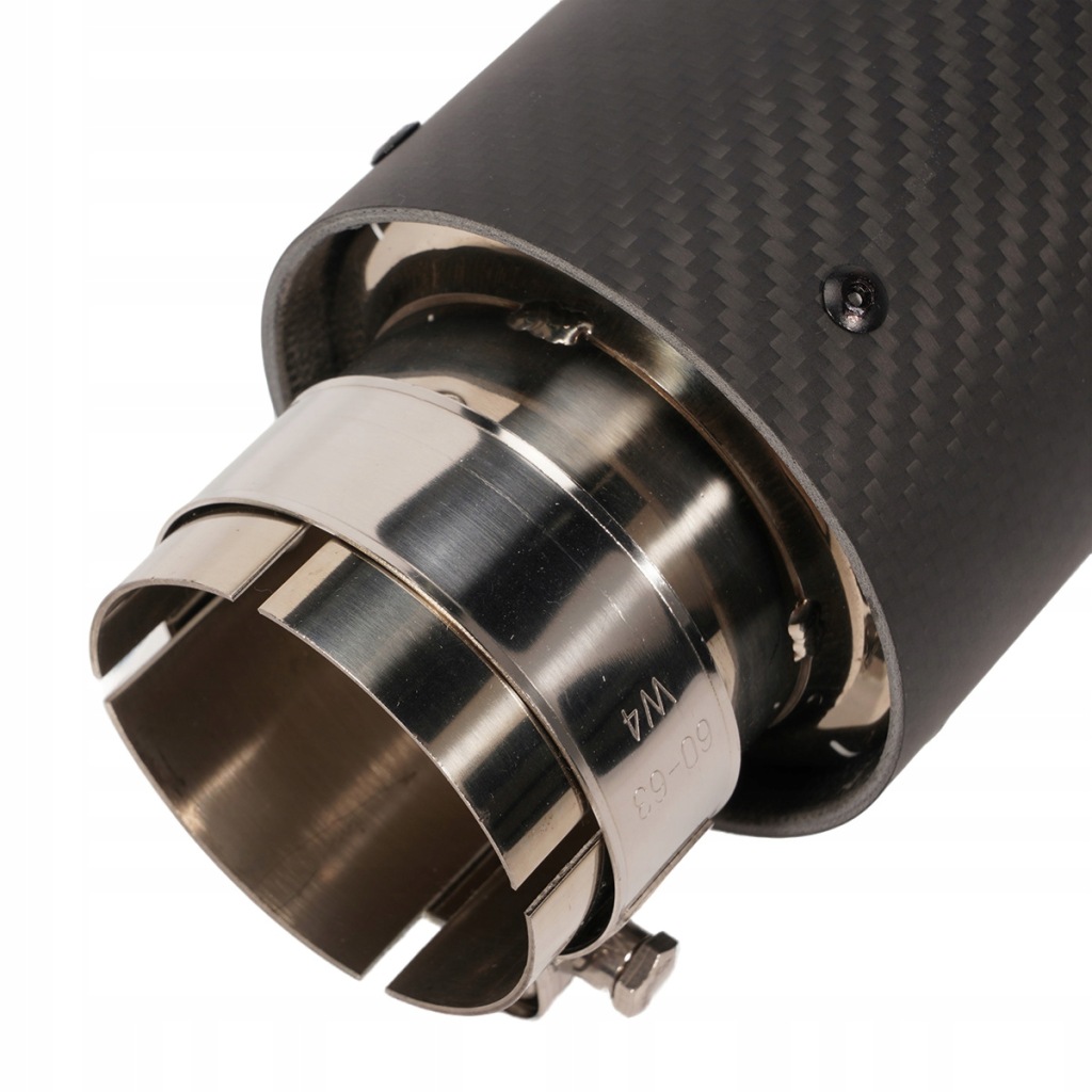 Наконечник выхлоп глушителя накладка защита 60 mm niebieski нержавейка Цена