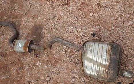 фото №1, Volvo s80 2.4 бензин гаситель выхлоп