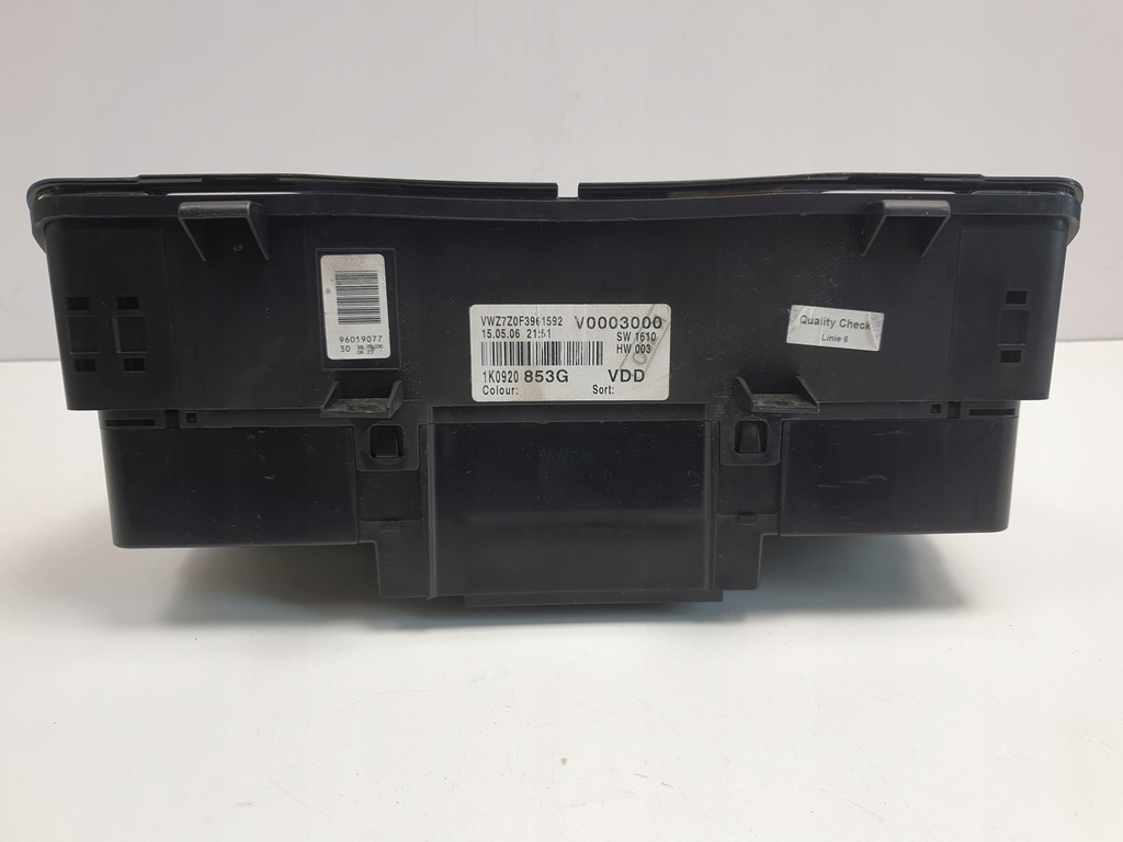 фото №9, Vw golf v 1.6 счетчик приборы 1k0920853g europa
