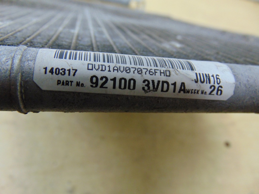 фото №16, Радіатор кондиціонера nissan note 921003vd1a