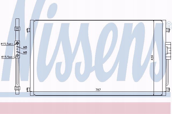 фото №2, Nissens 94557 конденсатор, кондиционер