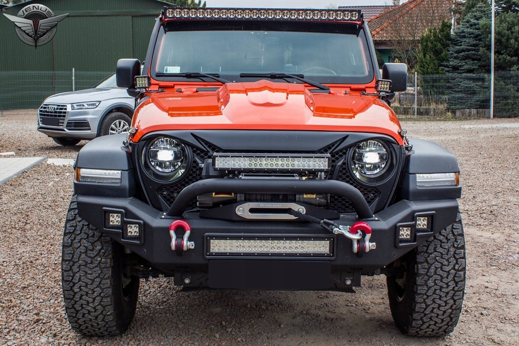 фото №9, Бампер передній сталевий lp jeep wrangler jk jl gladiator jt 2007-2025 led