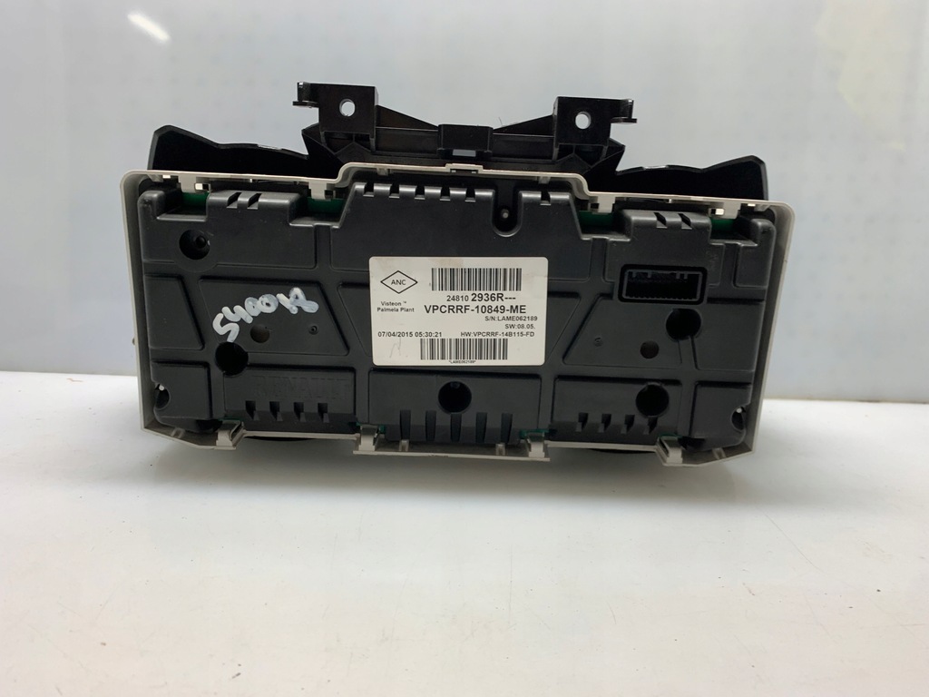 фото №4, Счетчик приборы renault clio iv 1.2 16v