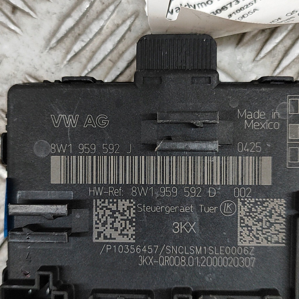 фото №7, Audi q5 sq5 2020 перед сторона правая блок управления / модуль дверь