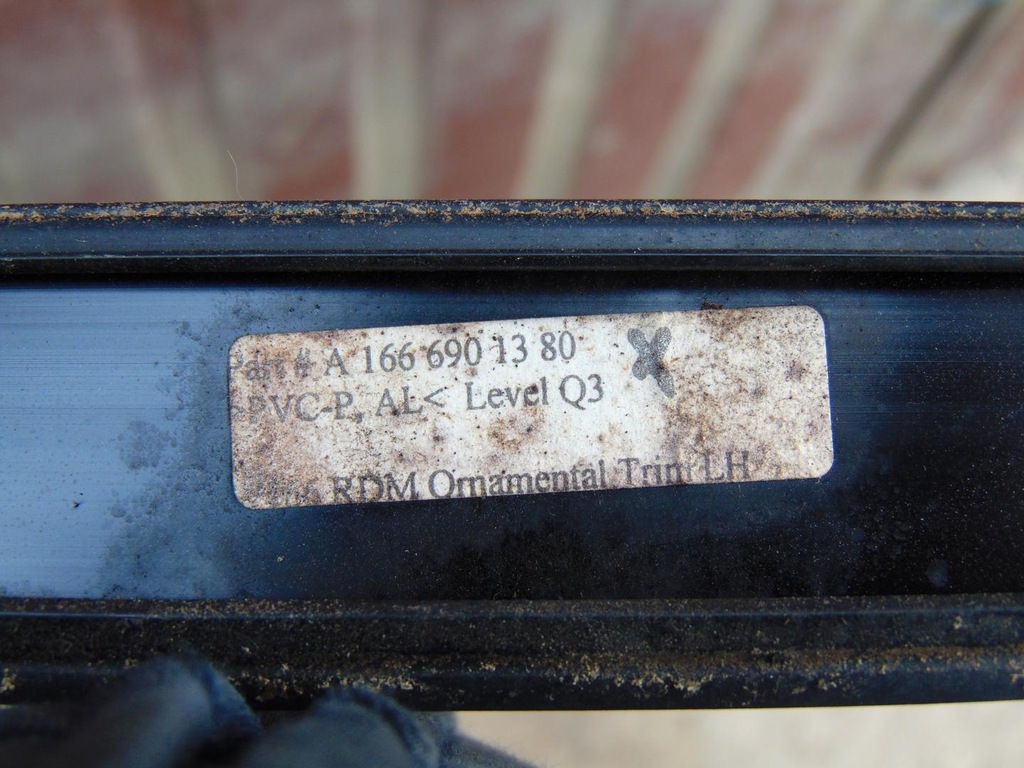 фото №8, Молдинг кровельная крыша левая w166 a1666901380