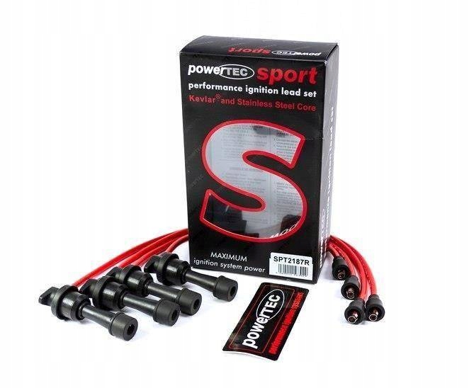 фото №3, Дроти запалювання powertec mitsubishi eclipse ii 4g63 4g63t 95-98 синій