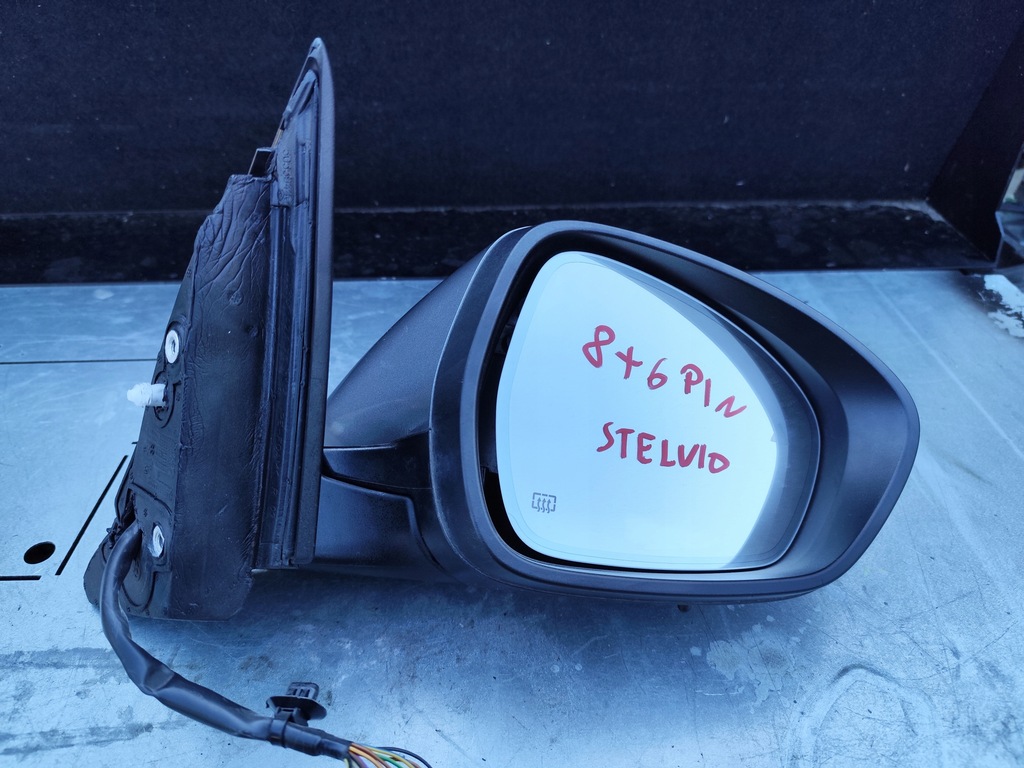 фото №2, Alfa romeo stelvio зеркало правое 14 pin