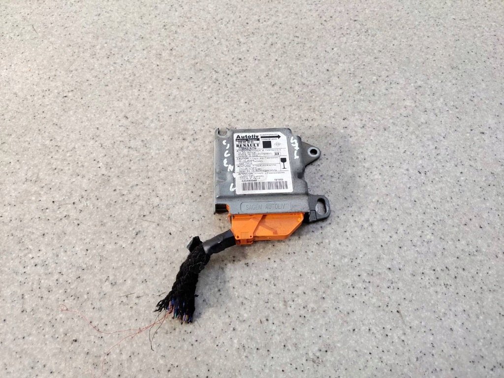 фото №1, Модуль блок управления подушек подушка безопасности renault scenic i rx4 - 7700437471c