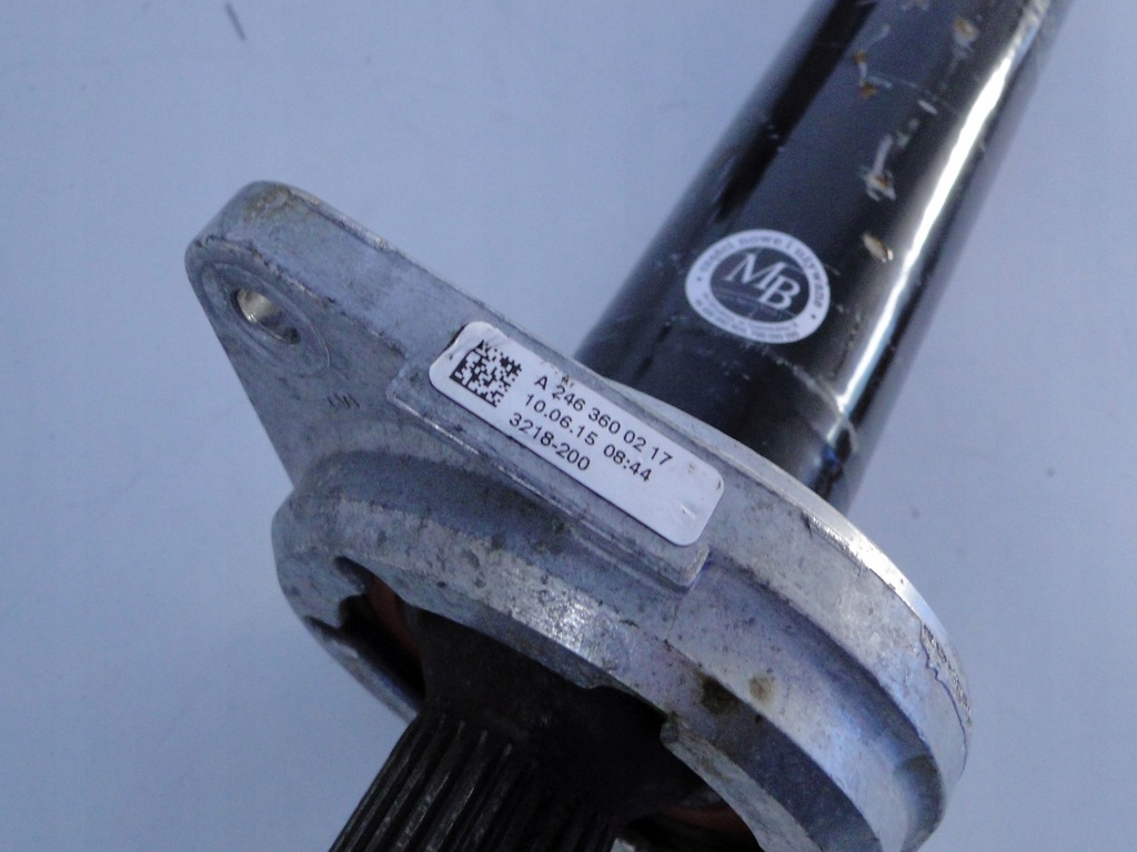 фото №12, Mercedes w246 246 w176 176 wał вал промежуточный приводной вал опора кронштейн двигателя