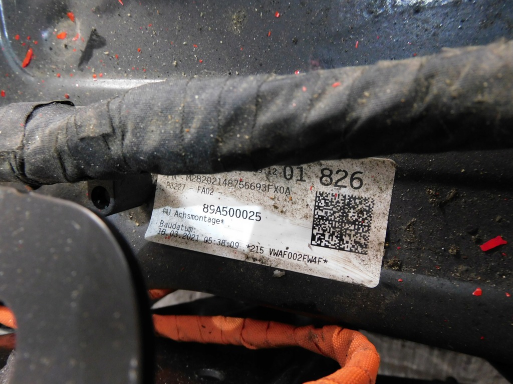 фото №12, Audi q4 89a e tron подвеска задняя задние полный двигатель аккумулятор