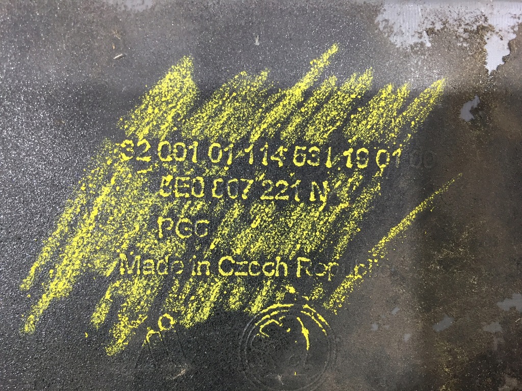 фото №12, Skoda octavia iii 5e lift 18-20 бампер перед передний org na омыватель