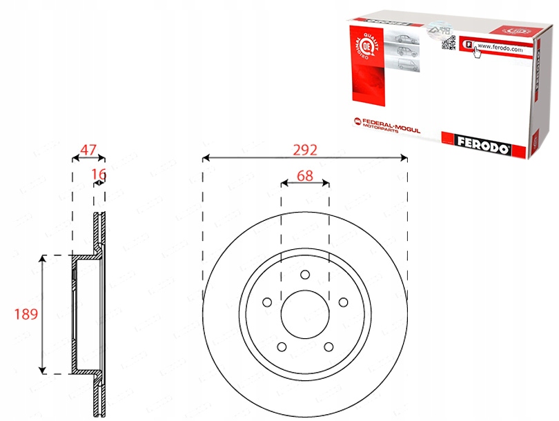 фото №1, Тормозные диски тормозные 2szt. задняя nissan leaf x-trail iii renault koleos ii