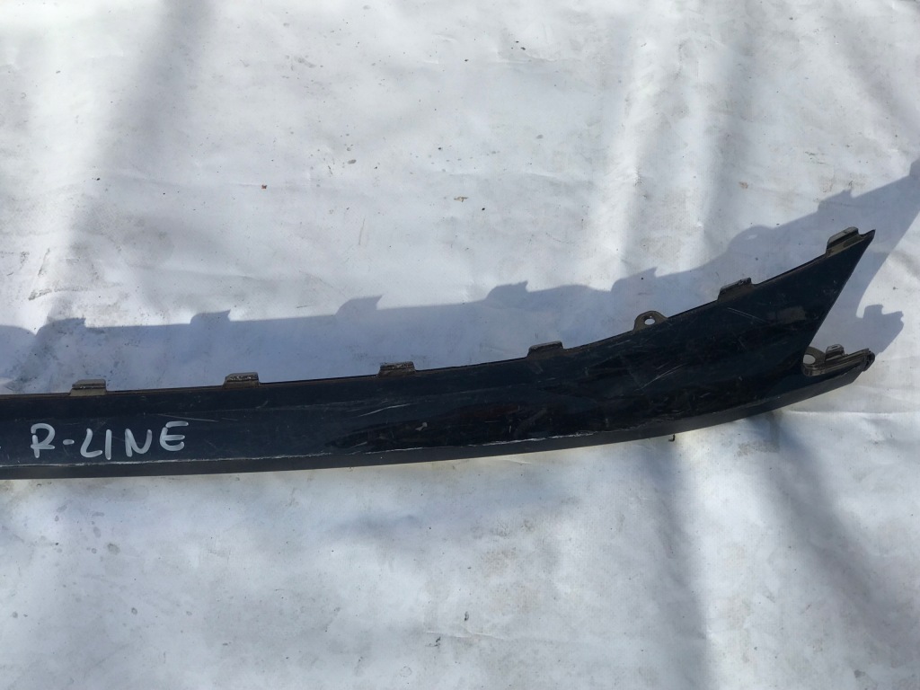 фото №4, Volkswagen polo 2g r line молдинг бампера спойлер