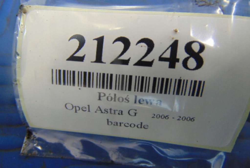 Opel astra g 1.6 8v приводной вал левая с Разборки