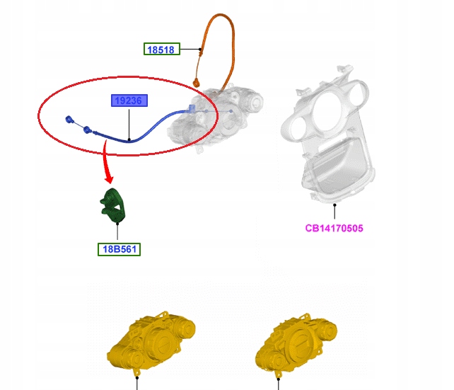 фото №14, Трос отопителя ford fiesta 09- 12- оригинальный номер