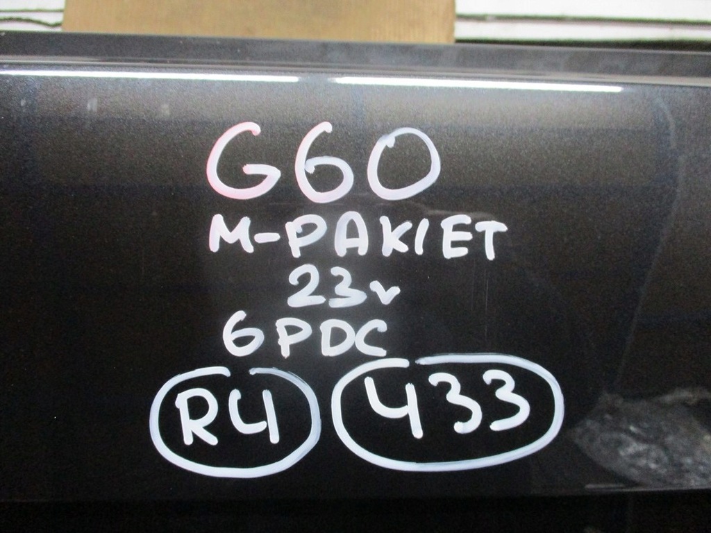 фото №11, Бампер bmw 5 g60 23r 6pdc задняя задний