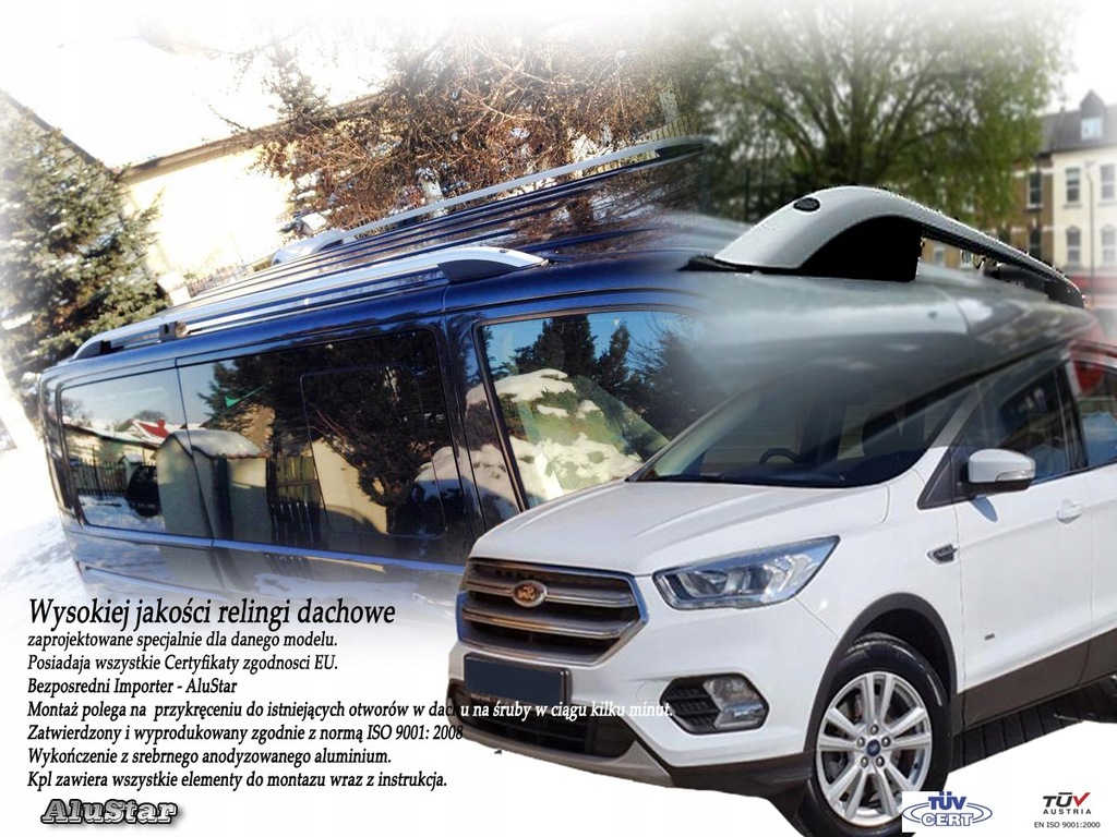 фото №9, Рейлинги багажник kuga ford 2008-12