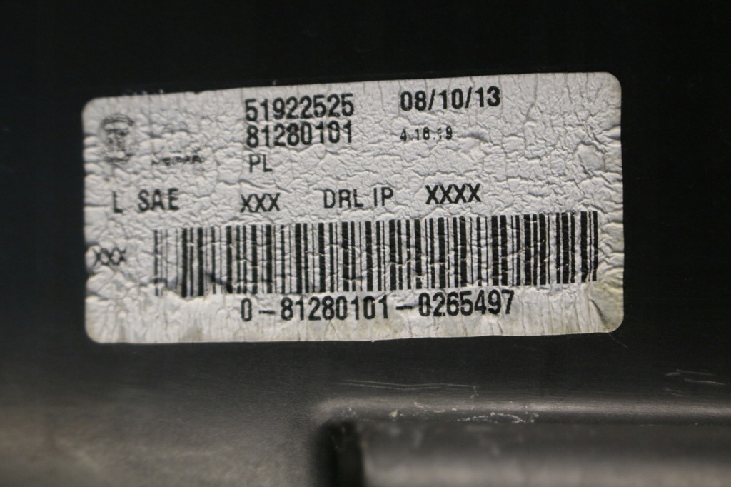 фото №8, Протитуманна фара правий fiat 500 l