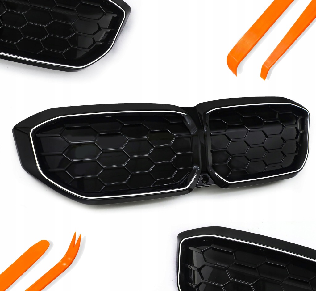 фото №2, Led решётка радиатора решётка радиатора решётки радиатора bmw i3 22-23 чёрный блеск diament iconic главный