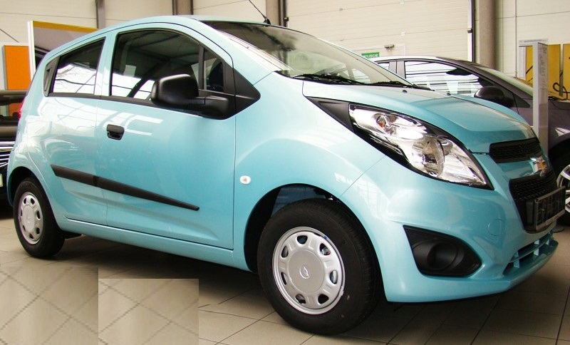 фото №2, Chevrolet spark 2009-2015 hb накладки боковой дверь