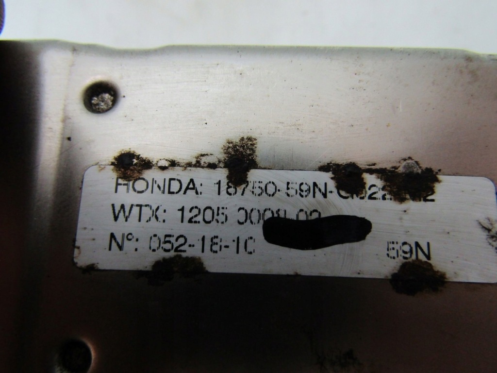 фото №4, Civic x 1.6 i-dtec 18r радиатор выхлопных газов egr