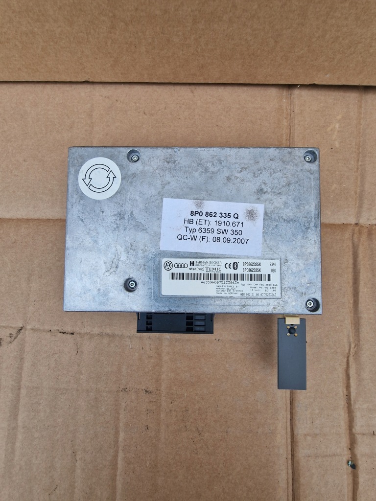 фото №1, Audi a4 b6 b7 модуль bluetooth 8p0862335q