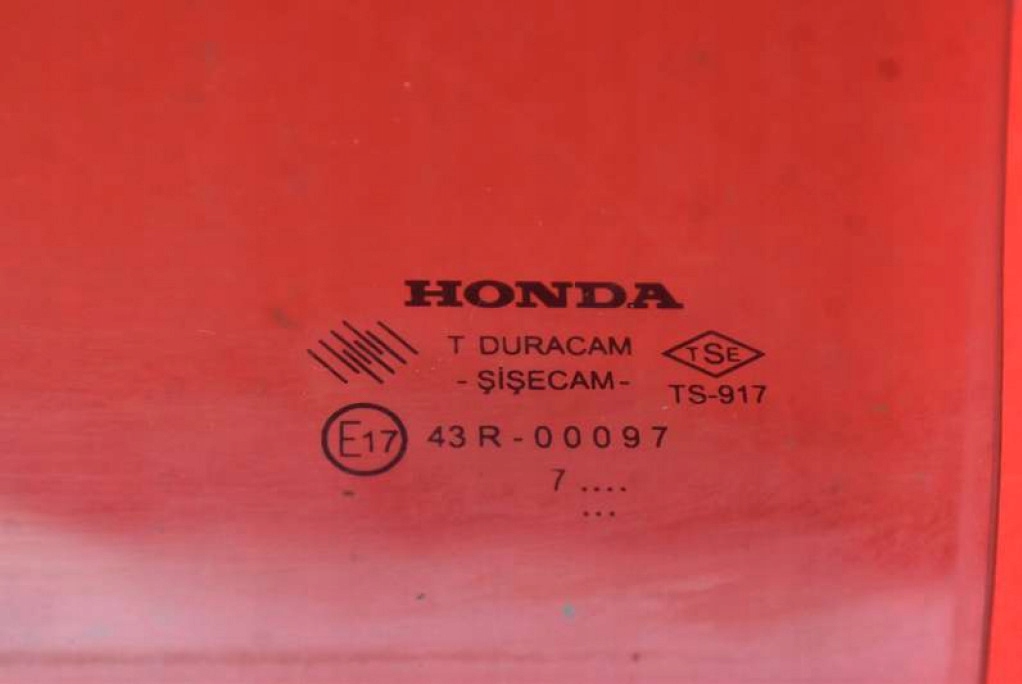 фото №6, Скло бічна ліва задня задня honda civic 8 viii sedan 05-08