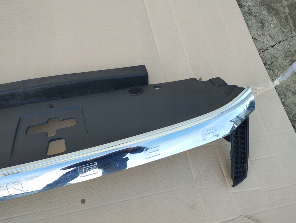 фото №3, Защита накладка поперечина перед хром решётка радиатора ranger iii 12-