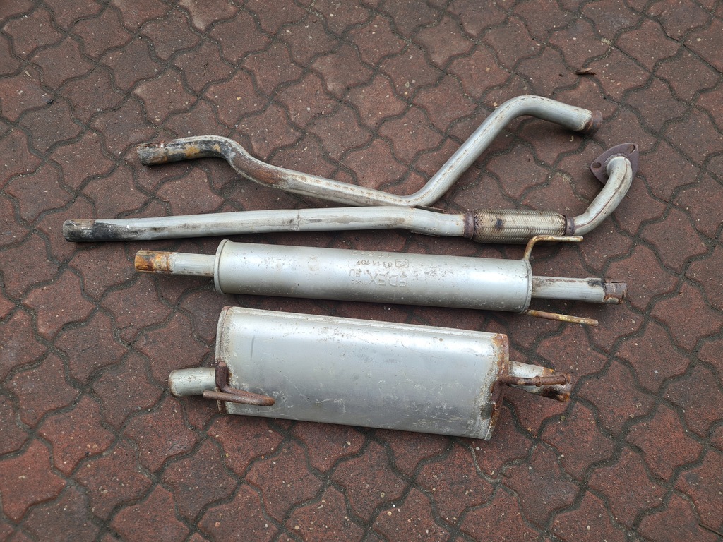 фото №1, Гасник труба вихлопна opel meriva a комплект 1.6 16v