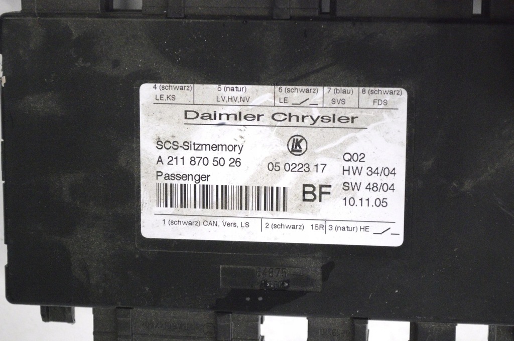 фото №5, Mercedes-benz r w251 2006 перед сторона ліва модуль / блок керування сидіння