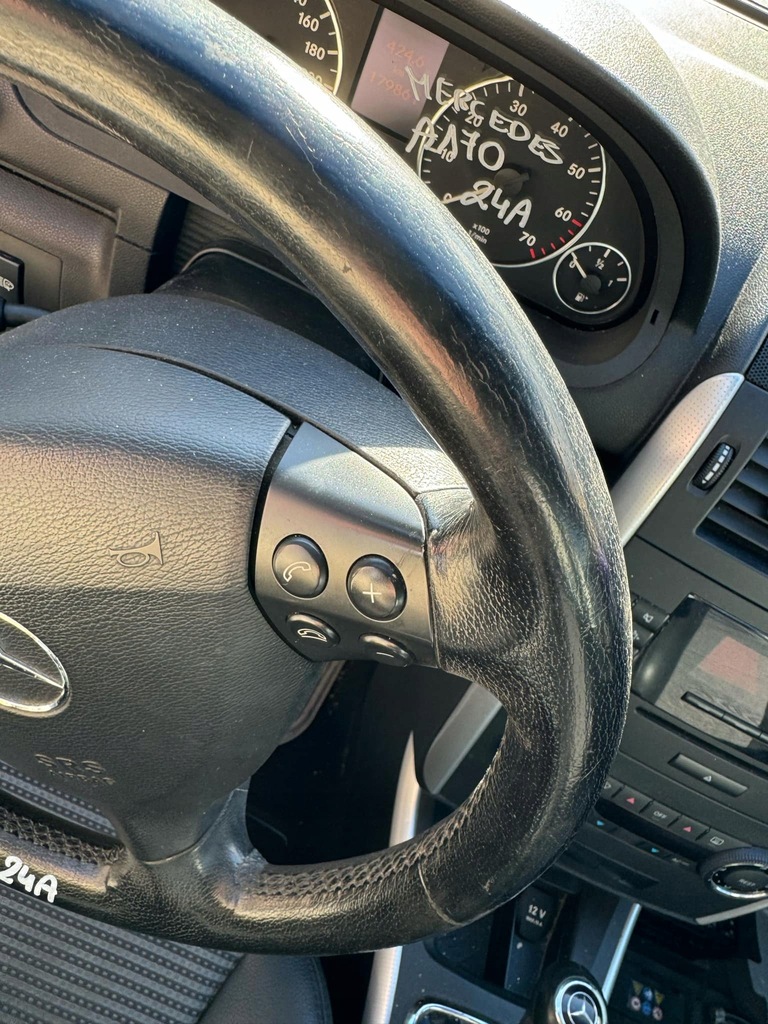 фото №6, Mercedes a170 klasa a повітропровід подушка безпеки водія багатофункціональний