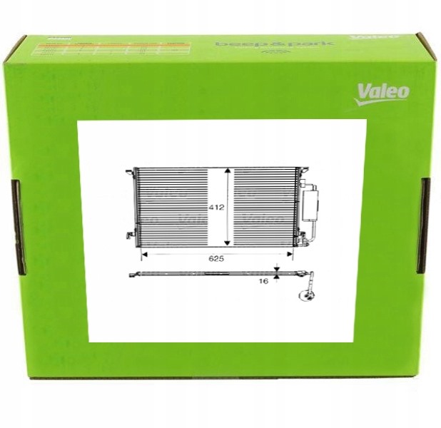 фото №1, Valeo 817712 конденсатор, кондиционер