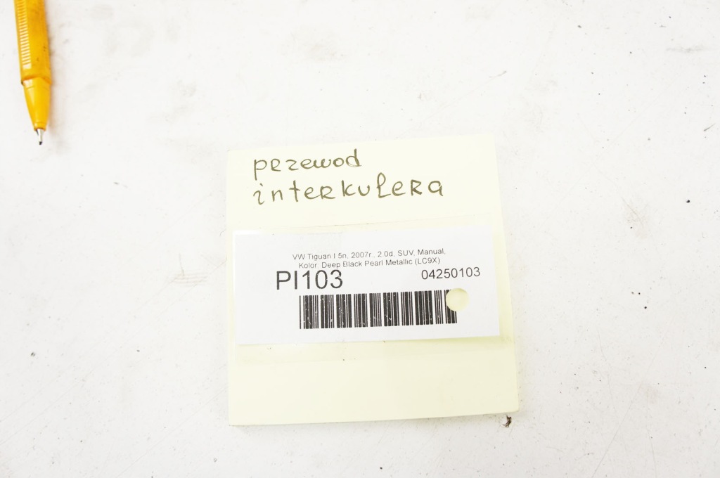 фото №3, Pi103 vw tiguan i 5n 2.0d труба wąż интеркулер