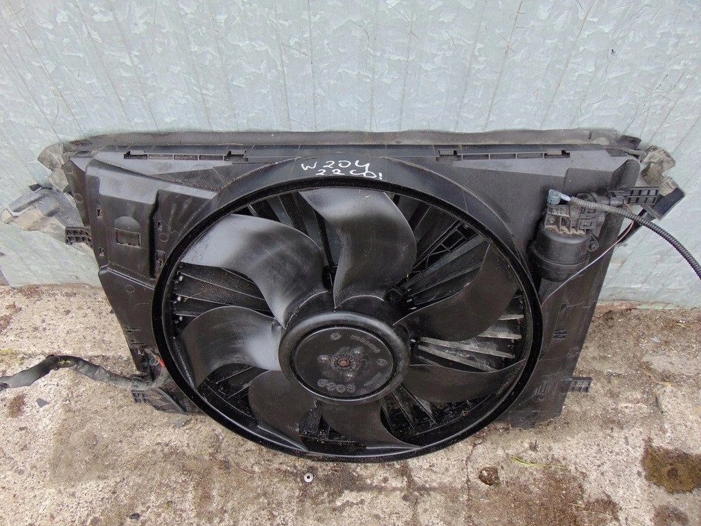 фото №1, Вентилятор радіатора mercedes w204 lift 2.2 cdi
