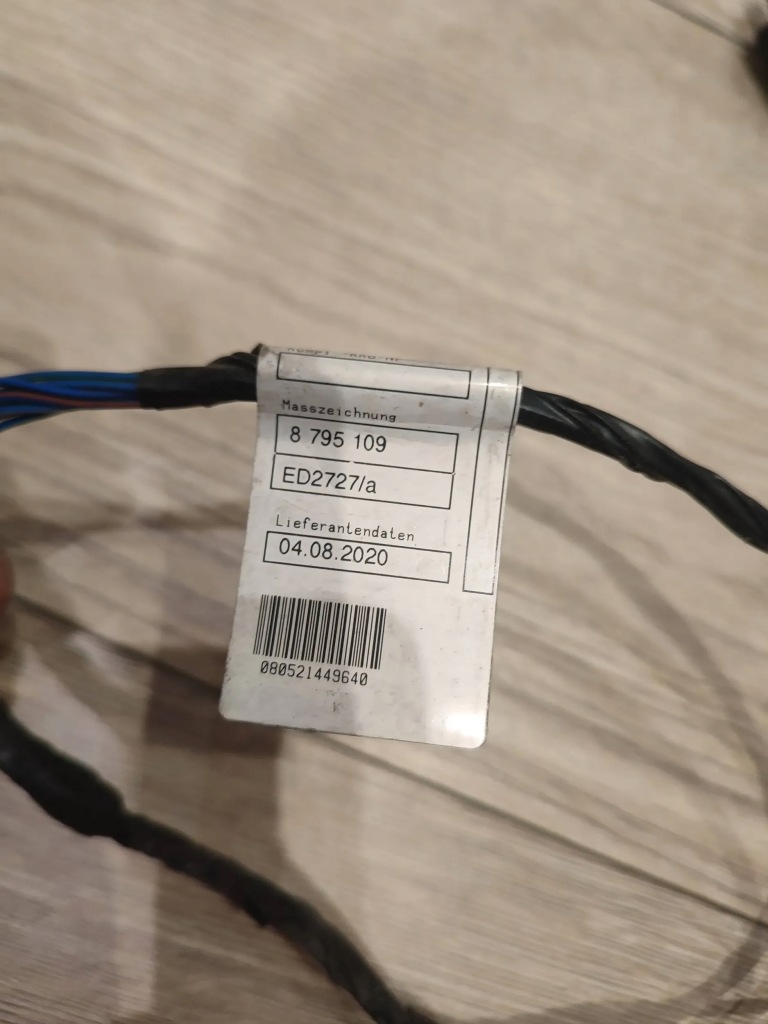 фото №6, Джгут електропроводка датчиків pdc 6x бампера задня заднього bmw x3 g01