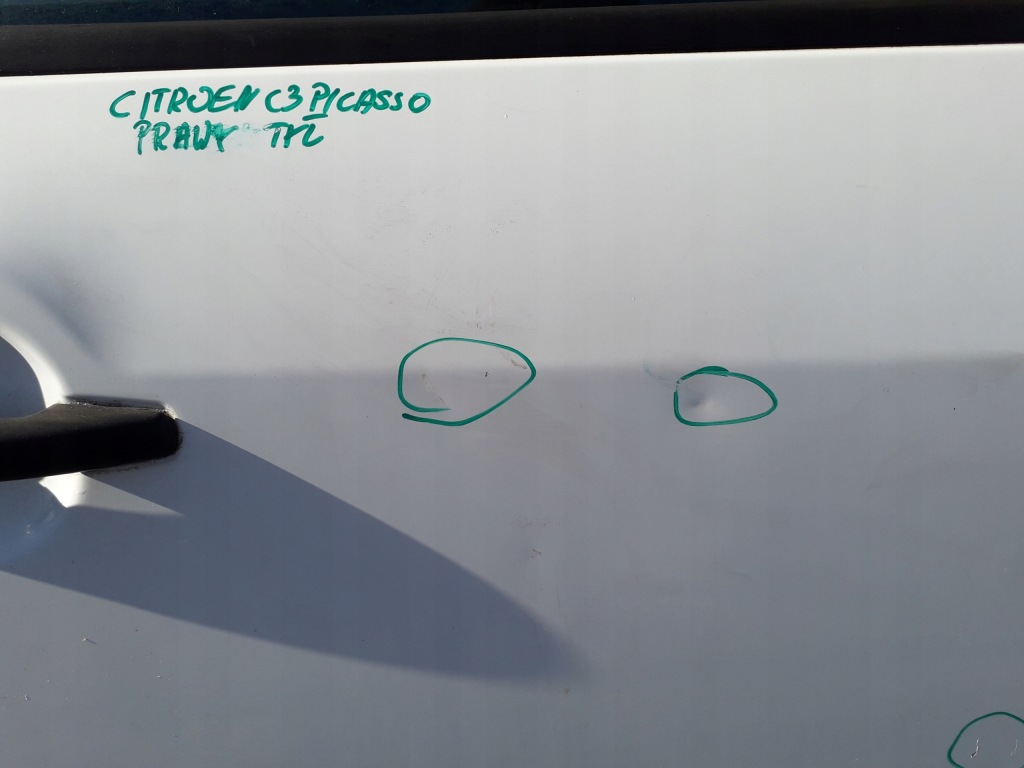 фото №2, Citroen c3 picasso двері правий задня