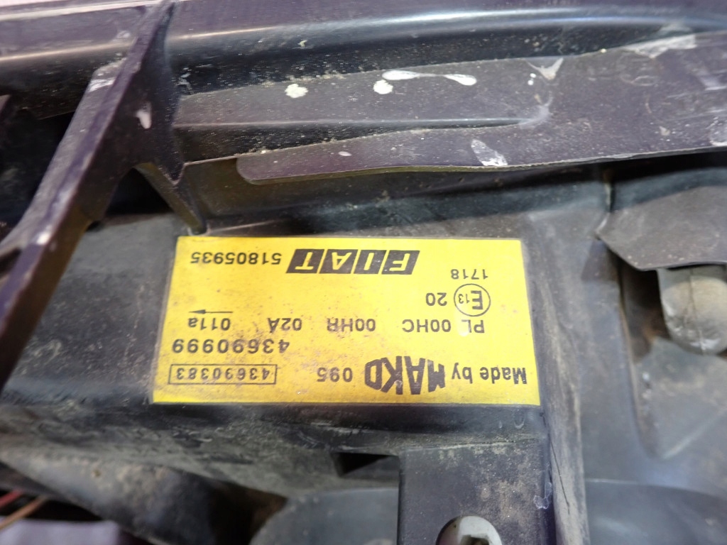 фото №10, Fiat doblo i 05-17 lift лампа фара левый 43690999