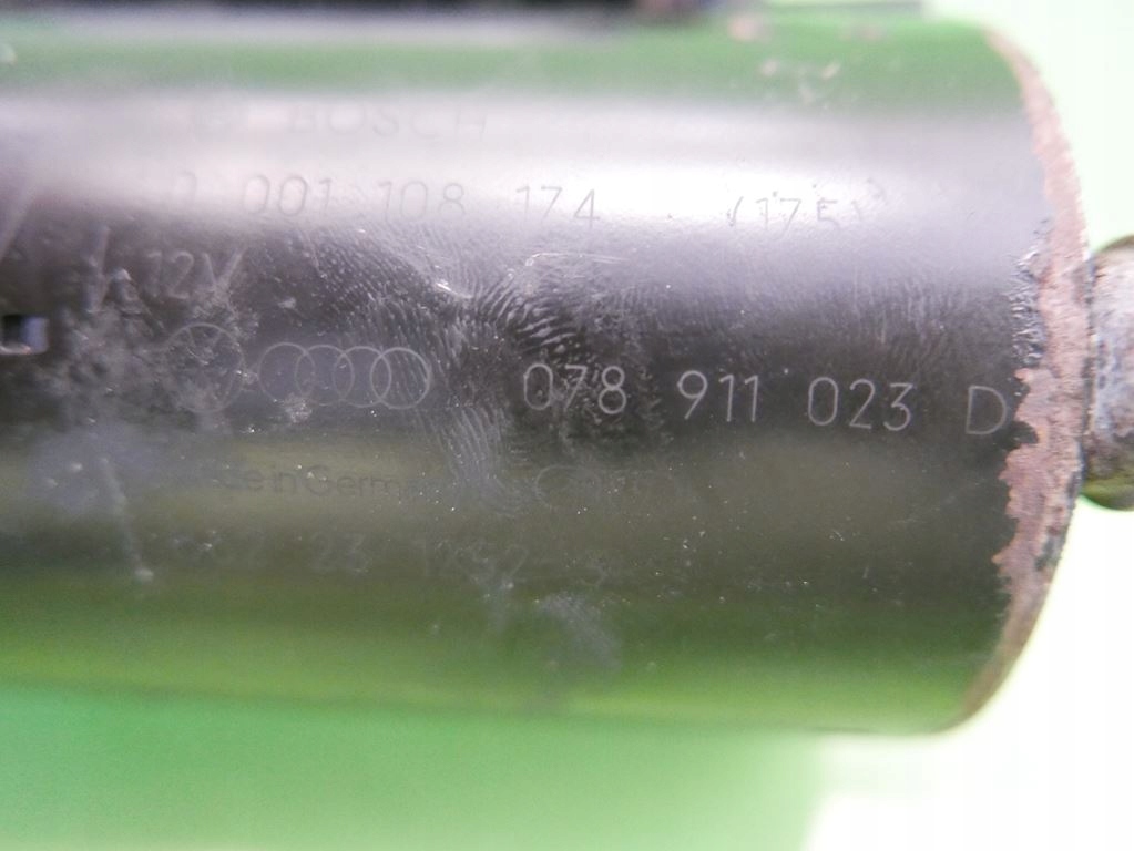 фото №9, Стартер 0001108174 bosch audi a6 c5 2.4 v6 aga