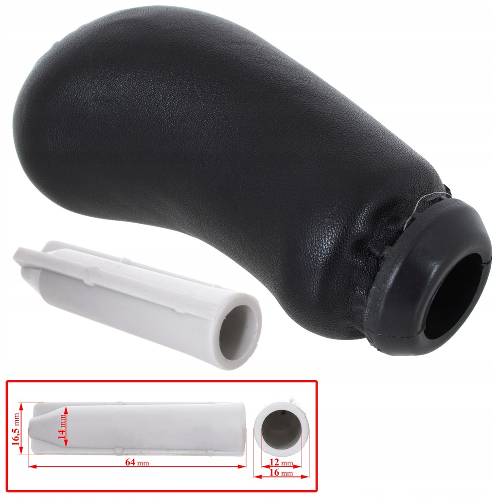 фото №2, Ручка рычаг переключения передач кожа do renault megane ii 2