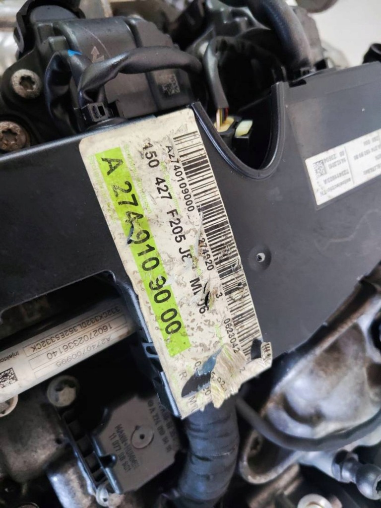 фото №14, Двигун kompletny 274.920 274920 2.0 cgi mercedes w205 c-klasa w213