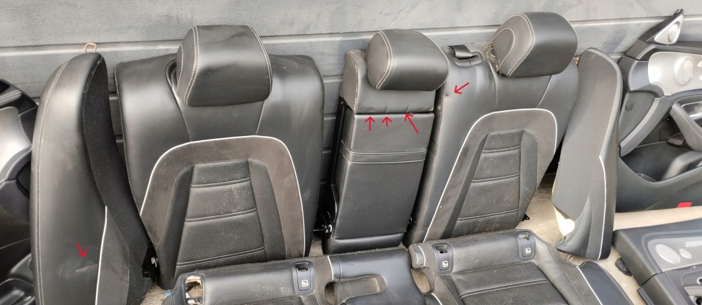 Сидіння заднє сидіння mercedes e63 s amg w213 sedan шкіра alcantara вентильовані Київ