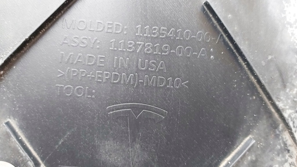 фото №5, Плита захист бампера tesla model 3 1135410-00-a