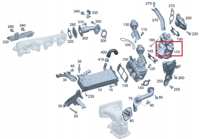 фото №2, Mercedes om651 клапан egr оригінал