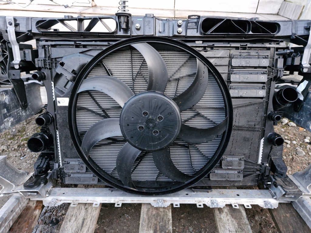 фото №10, Mercedes cla w118 підсилювач pas перед передній радіатор вентилятор kpl