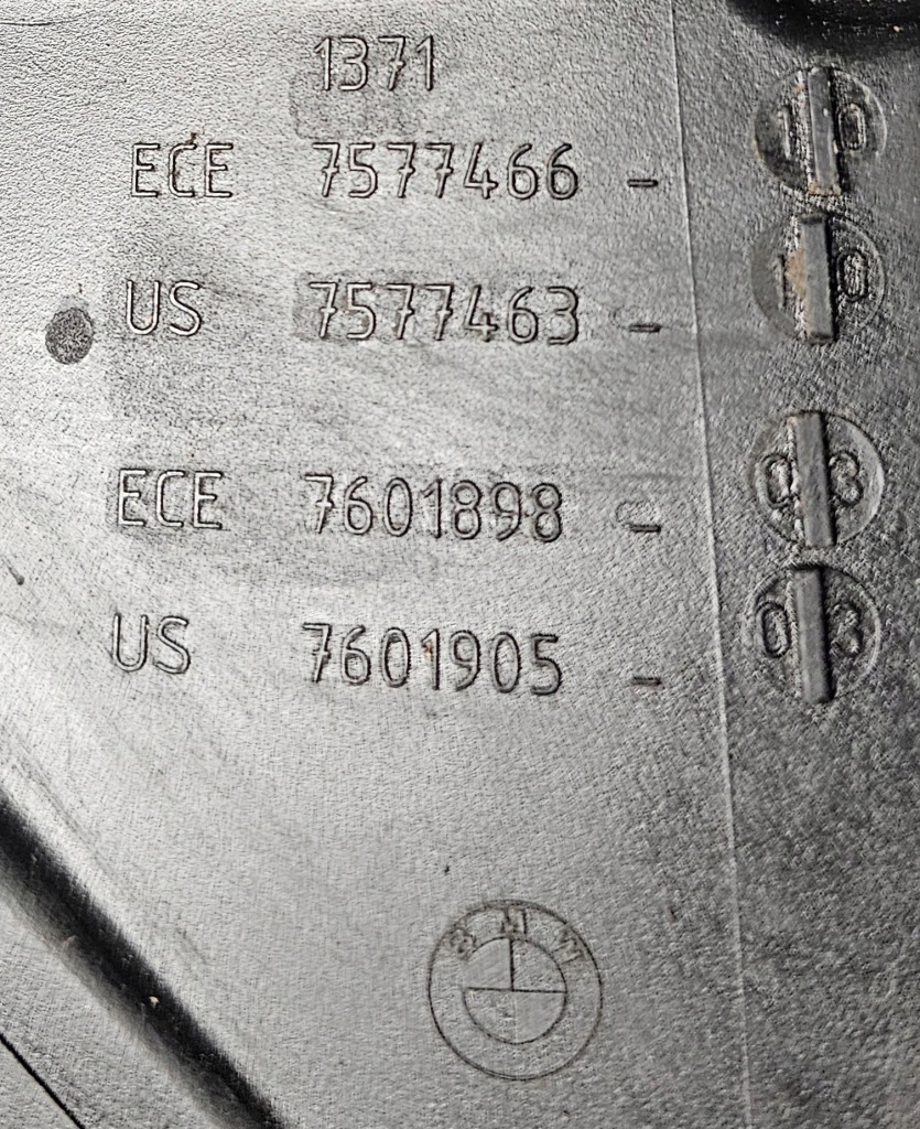 фото №11, Bmw 5 f10 f11 gt f07 6 f06 f12 f13 7 f01 f02 5.0i корпус фільтр повітря