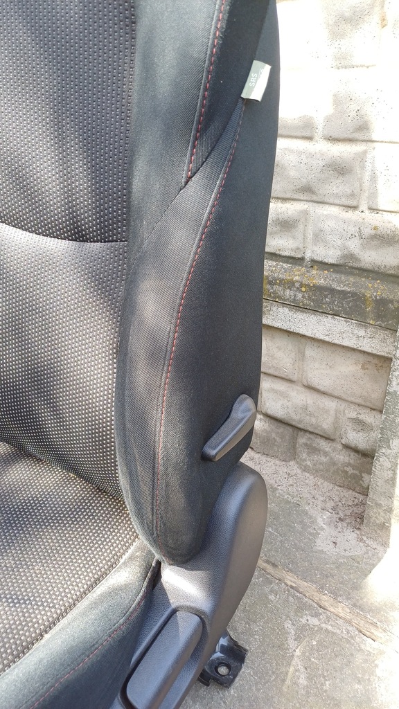 фото №7, Mazda 3 09-13 bl сидіння лівий передній з czerwoną нитка europa