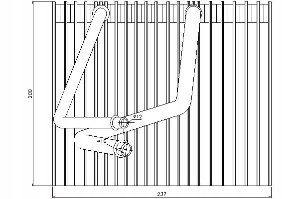 фото №8, Nissens 92270 испаритель renault megane 95- 1.4 i