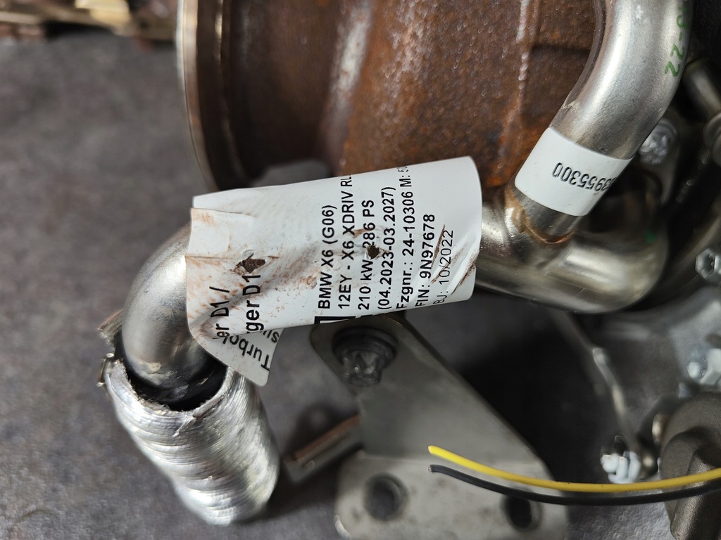 фото №13, Би-турбо турбонагнетатель bmw 7 g70 x5 g05 x6 g06 lci b57 9886709 9886707