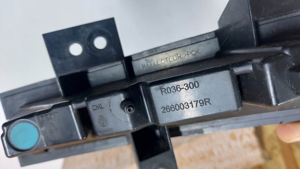 фото №2, Свет do движение dziennej drl правое лампа правая r перед renault scenic led