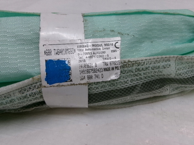 фото №8, Volkswagen vw golf vii 7 lift шторка безпеки подушка безпеки ліва
